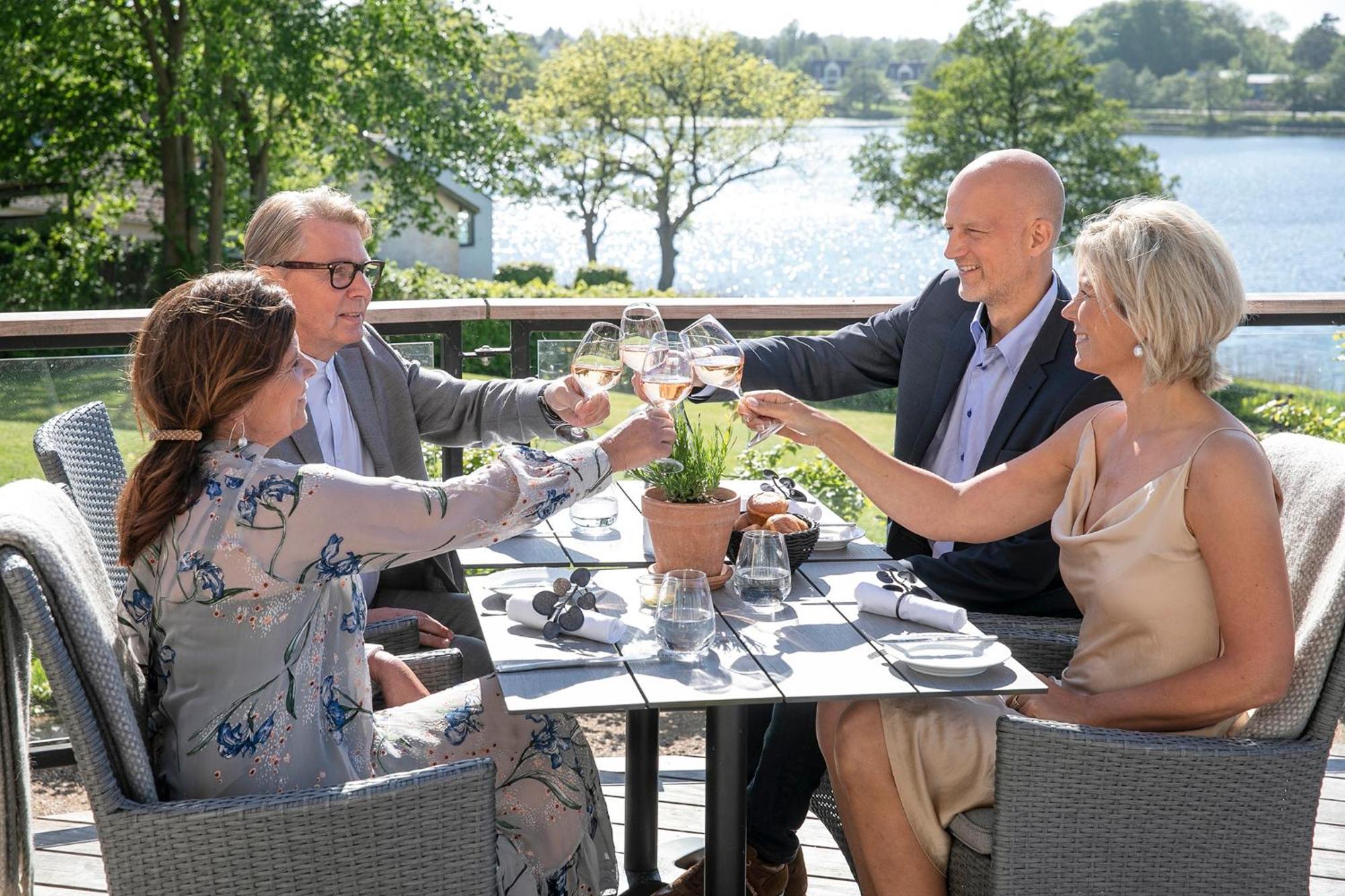 Hotel Bretagne Hornbaek Bagian luar foto